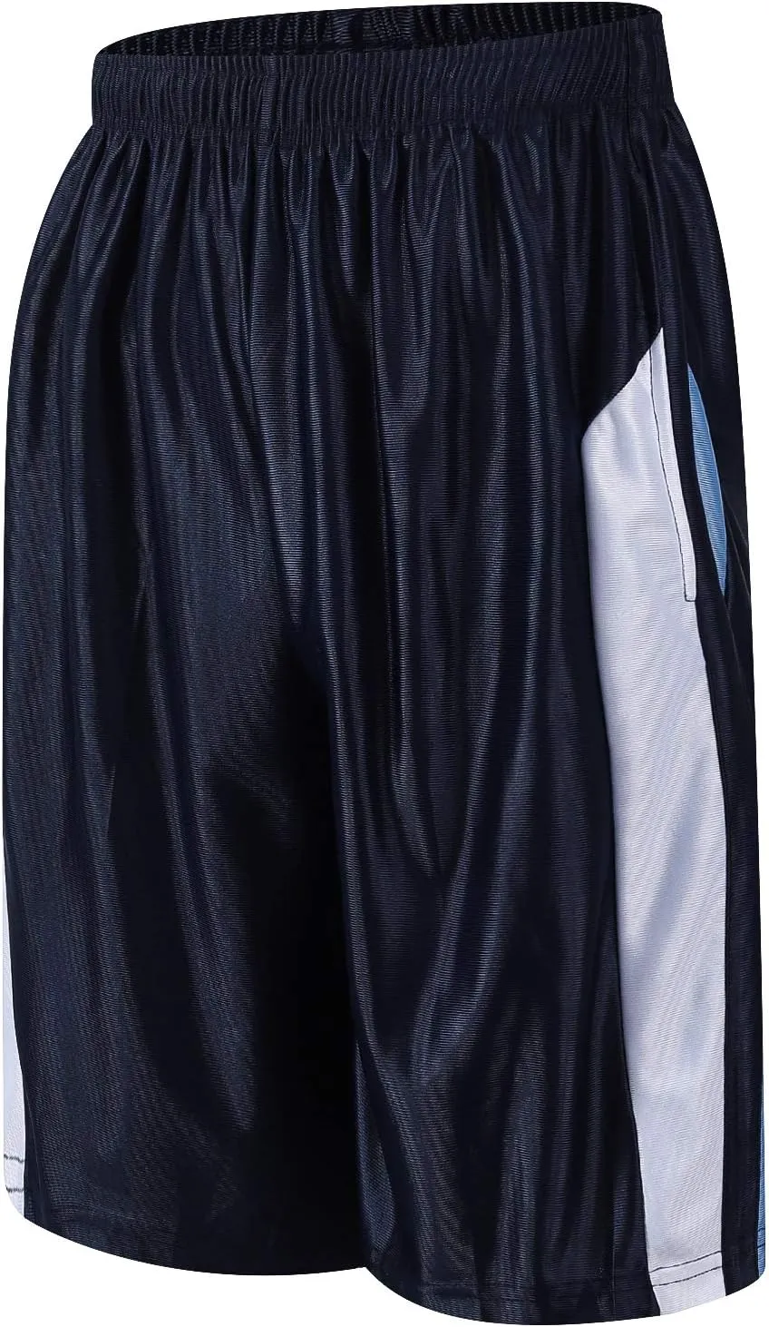 Abovewater Men’s Basketball Shorts with Deep Pockets Running Shorts & Gym Training Shorts with Drawstring