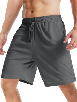 Aolesy Men's Basketball Shorts 7"/9" Athletic Gym Shorts with Zip Pockets Lightweigh Quick Dry Mesh Workout Shorts