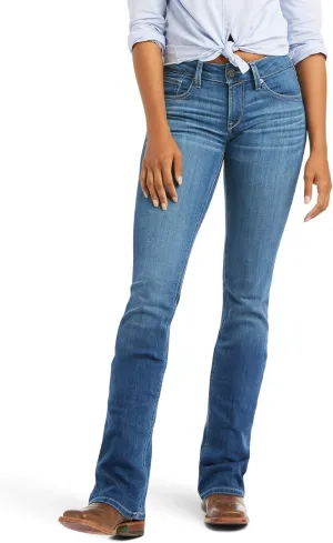 ARIAT Women's R.e.a.l. Mid Rise Patricia Boot Cut Jean