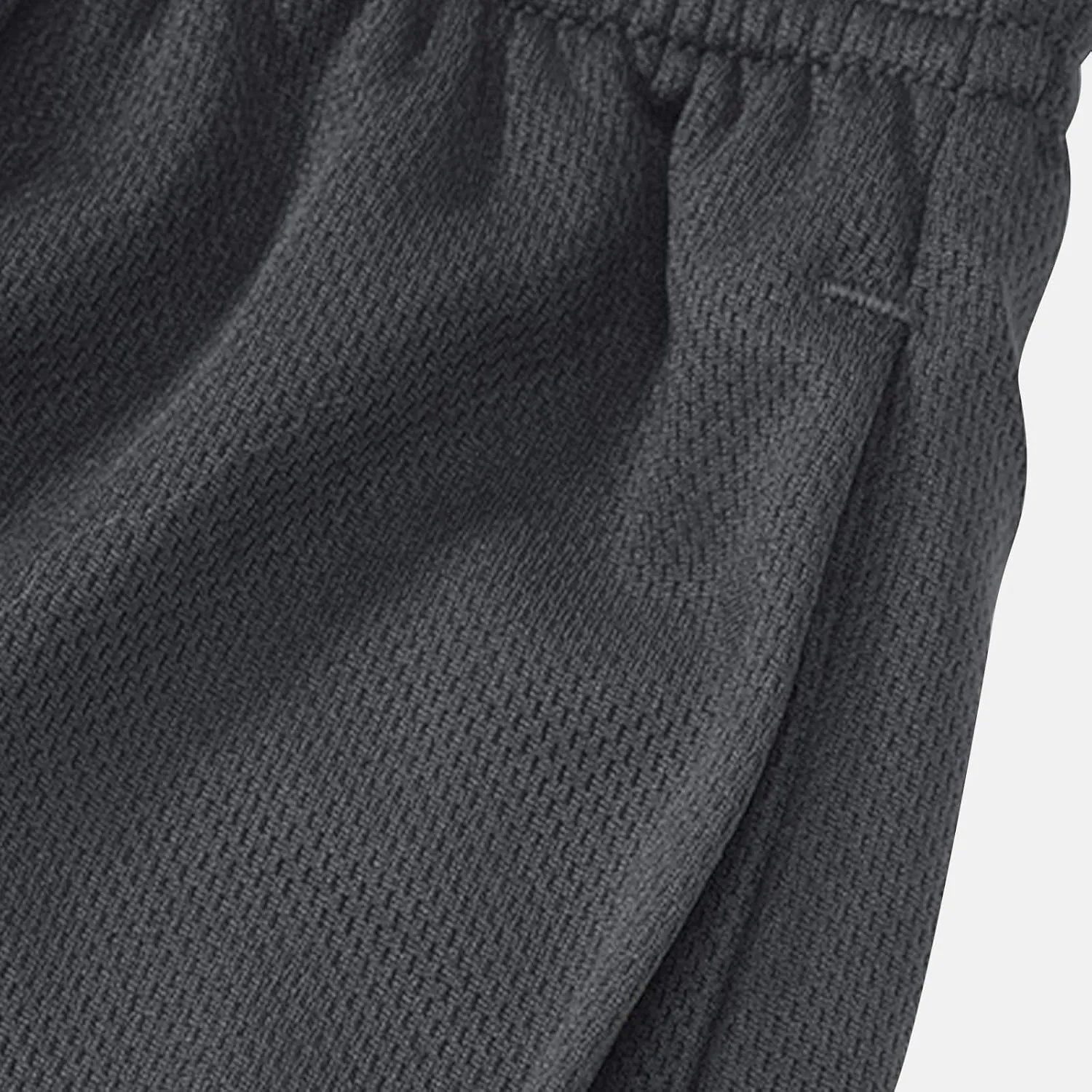 Athletic Shorts for Men with Pockets Elastic Waist Drawstring Quick Dry Activewear Workout Shorts 7 inch Mesh Sweat Shorts