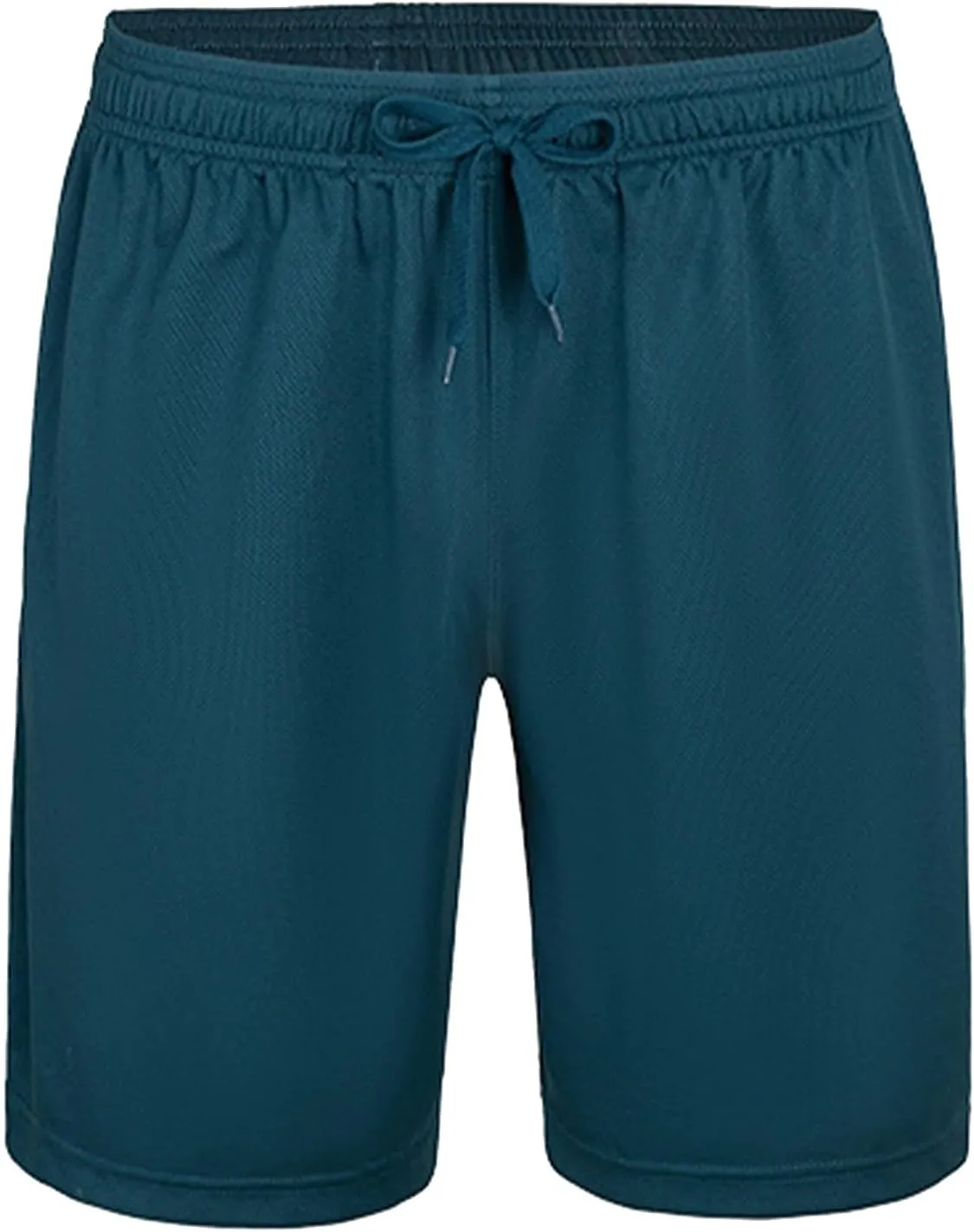 Athletic Shorts for Men with Pockets Elastic Waist Drawstring Quick Dry Activewear Workout Shorts 7 inch Mesh Sweat Shorts