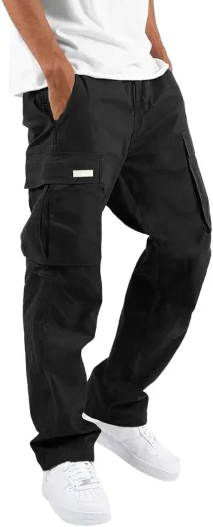 Cargo Work Pant Mens Linen Linen Casual Cargo Combat Pants Gym Sports Sweatpants Joggers Pants Pant