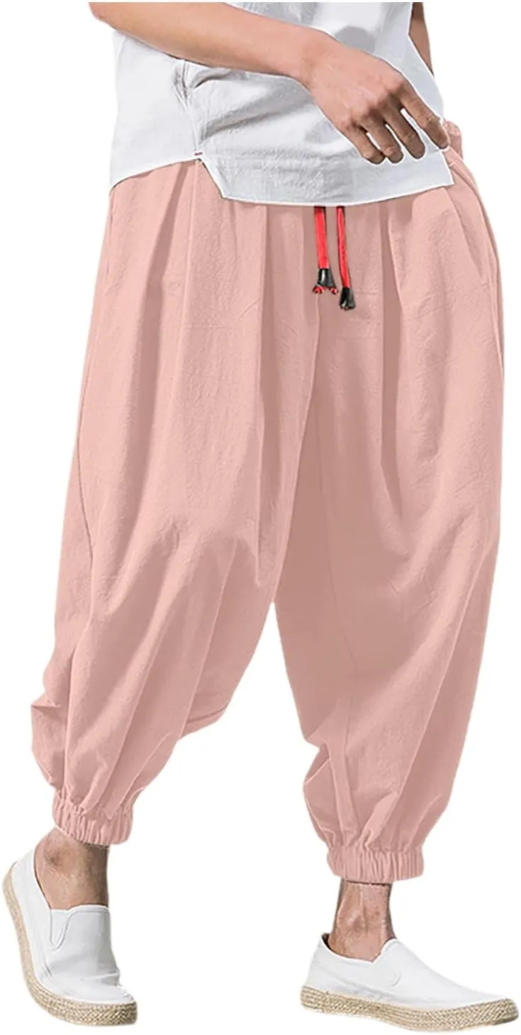Cargo Work Pant Mens Linen Linen Casual Cargo Combat Pants Gym Sports Sweatpants Joggers Pants Pant