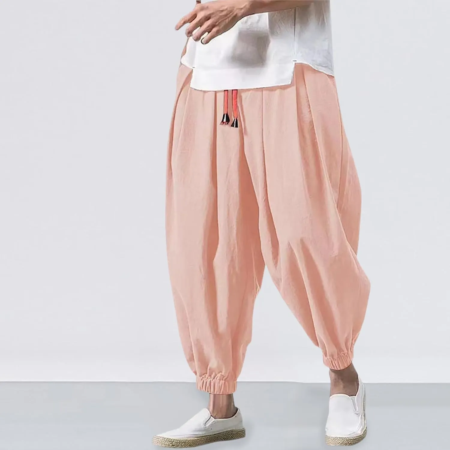 Cargo Work Pant Mens Linen Linen Casual Cargo Combat Pants Gym Sports Sweatpants Joggers Pants Pant