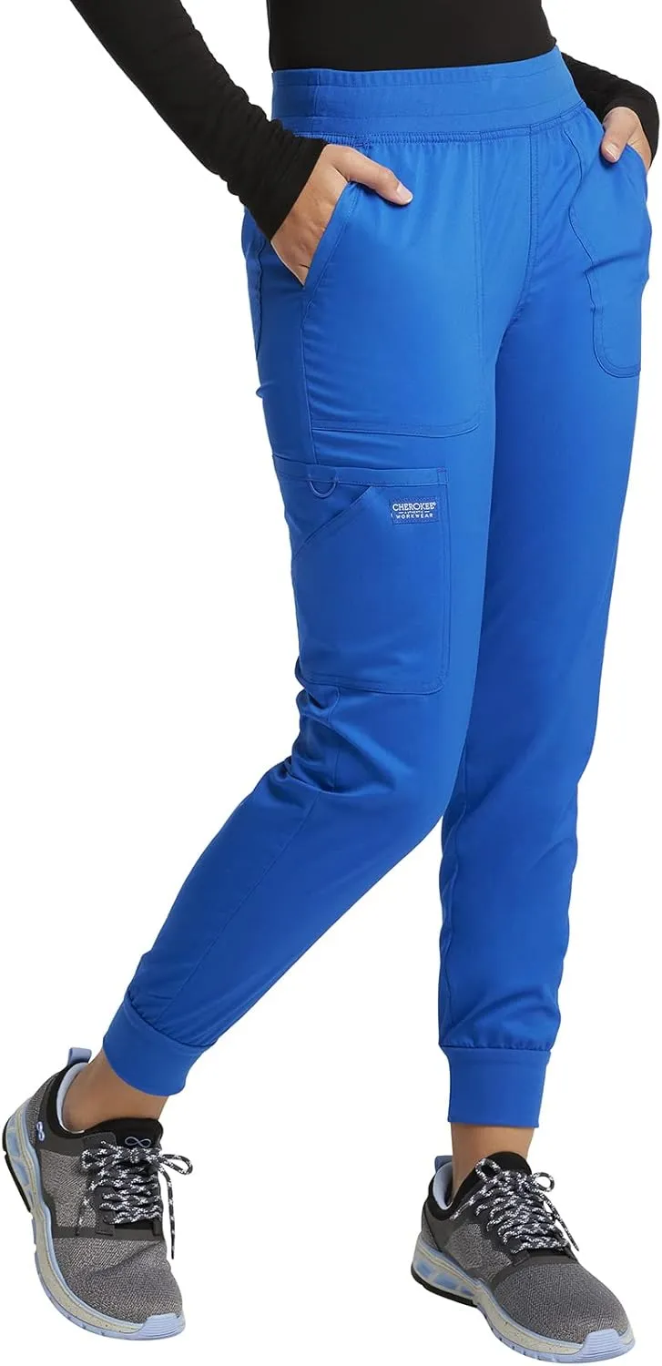 Cherokee Jogger Pants for Women with Mid Rise WW115