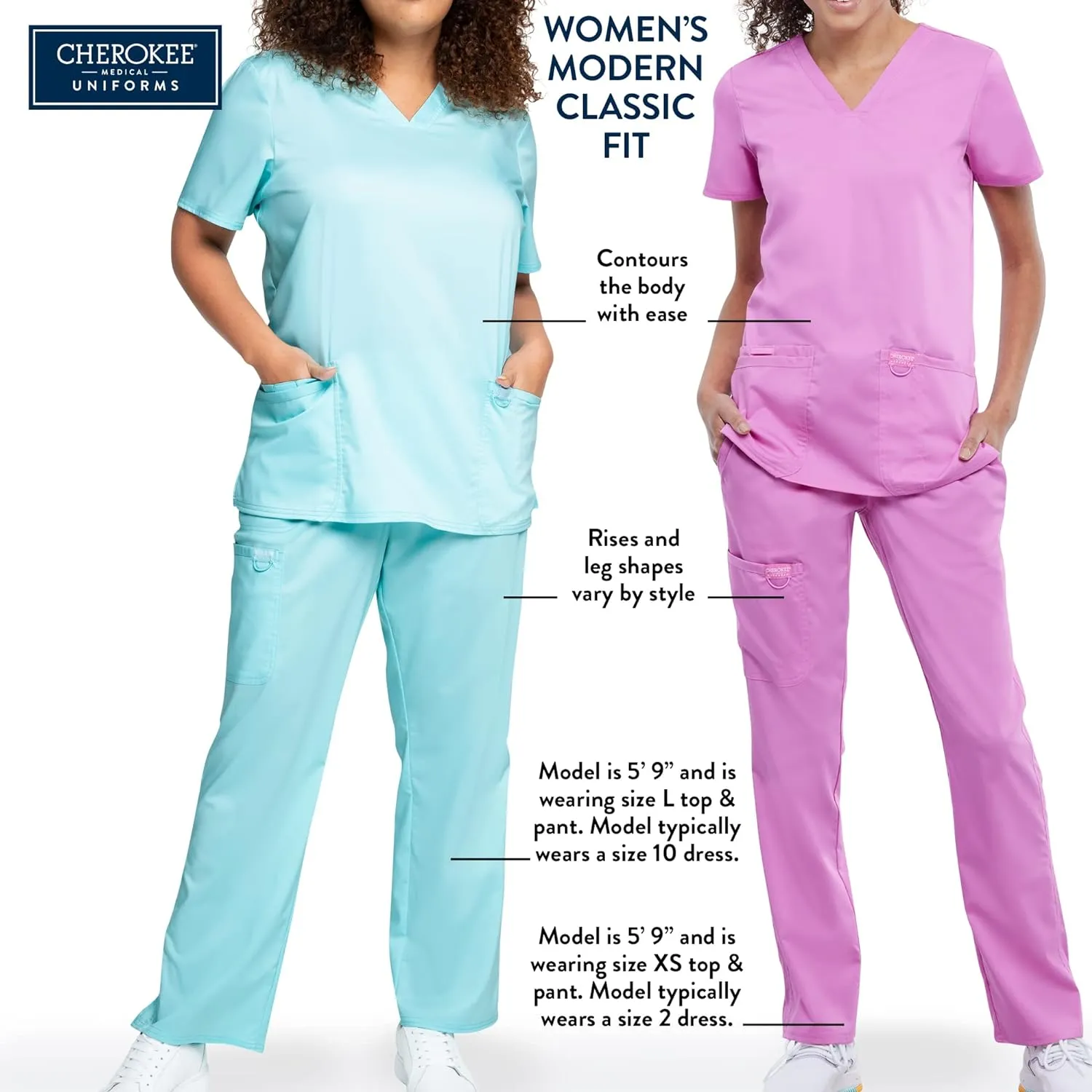 Cherokee Jogger Pants for Women with Mid Rise WW115