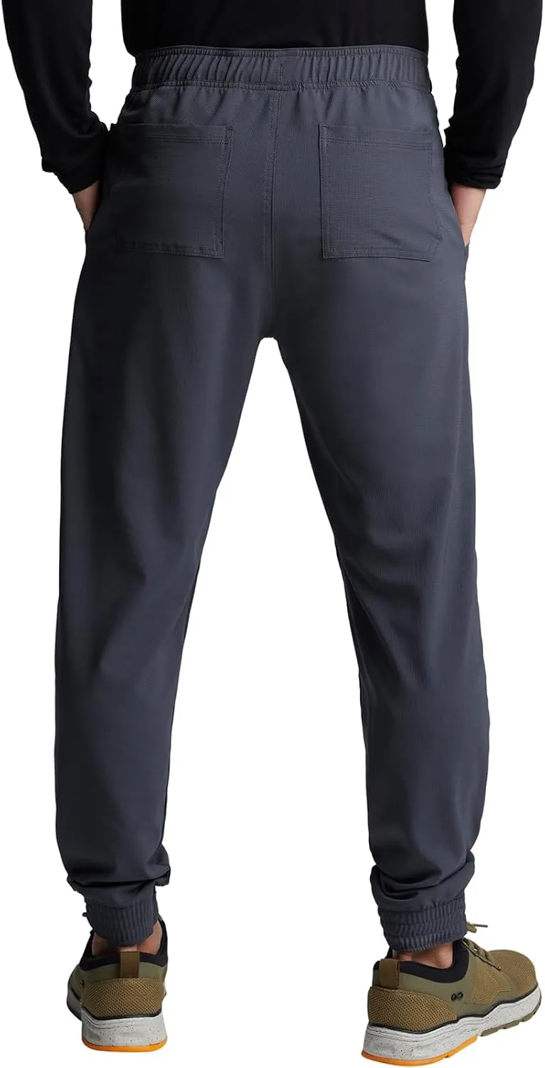 Cherokee Men's Mid Rise Pull-on Jogger Scrubs Pant