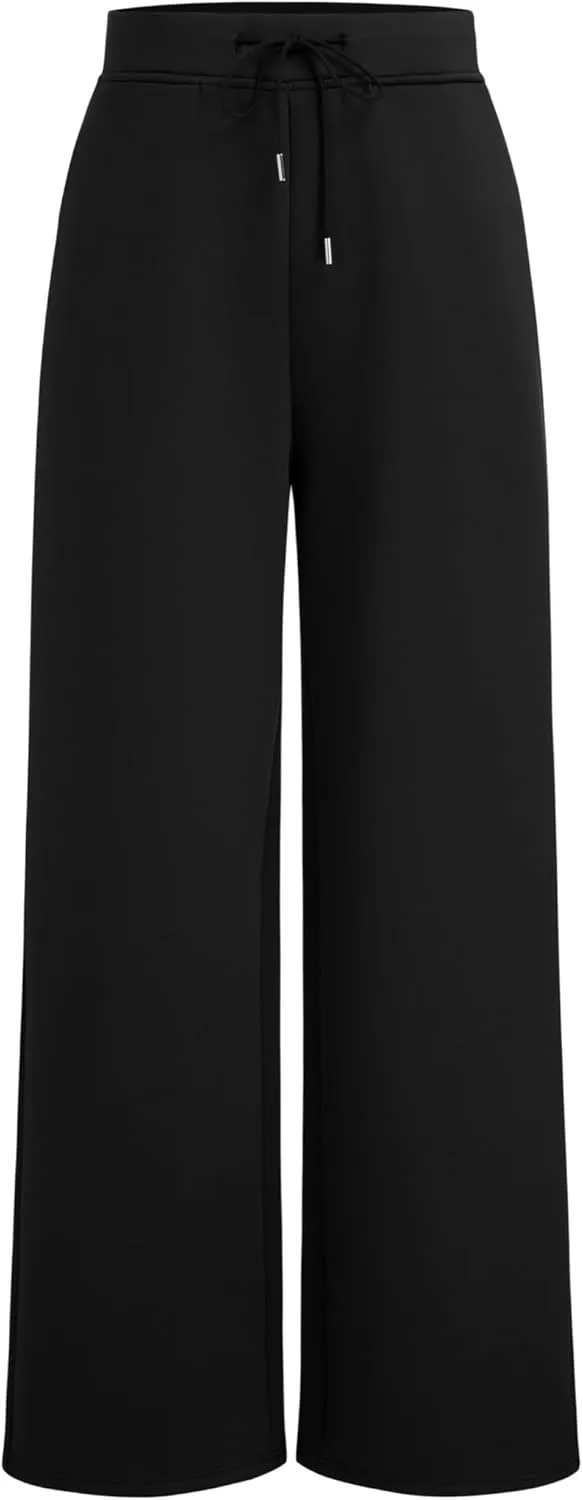 CIDER Mid Rise Solid Drawstring Pocket Straight Leg Trousers