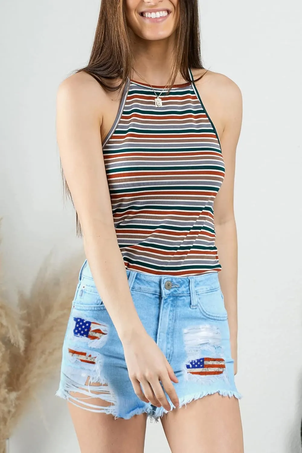 COUXILY Jean Shorts Womens High Waisted Ripped Denim Shorts Women Distressed Jean Shorts for Summer