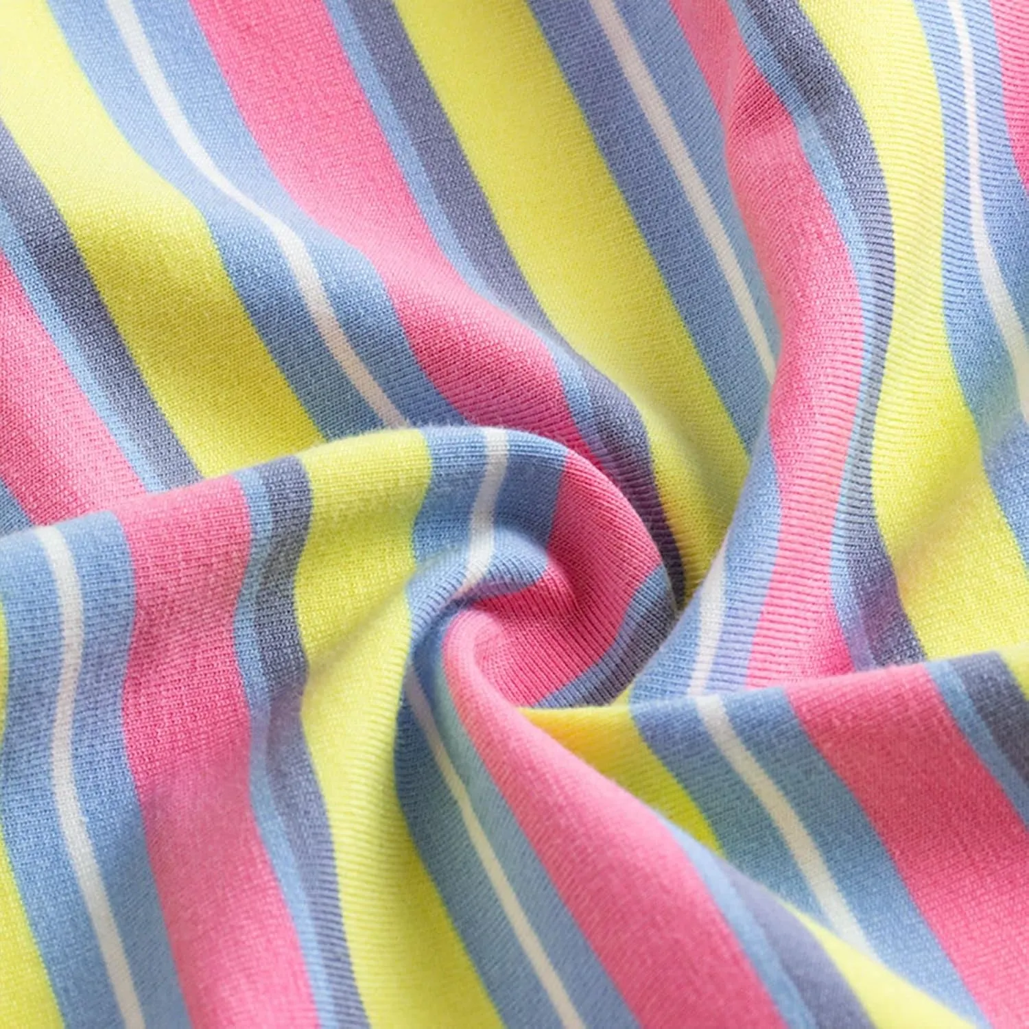 Girls Striped Dress Unicorn Ruffle Sleeveless Casual Dresses Sundress