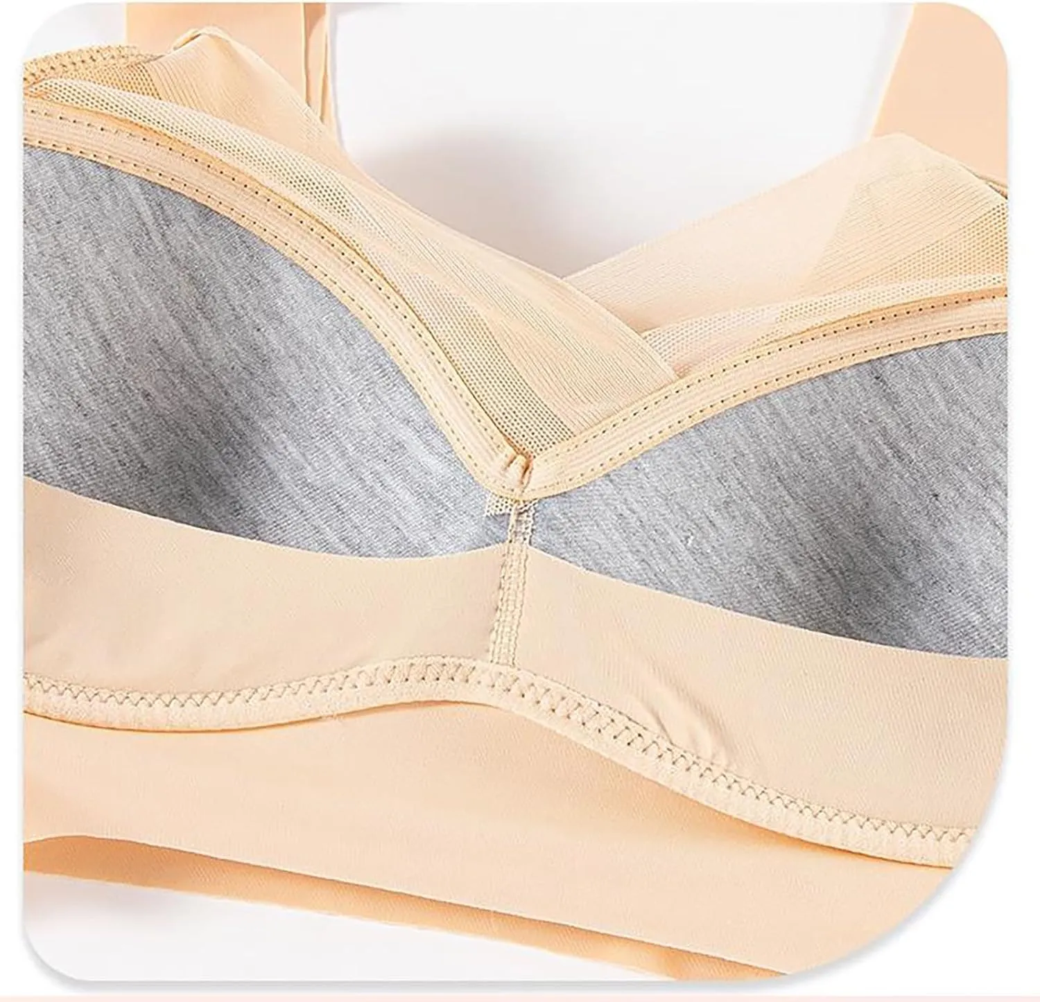 Ice Silk Full Coverage Bras for Women No Underwire Wireless Push Up Seamless Bralette Comfort Supportive Everyday Bra