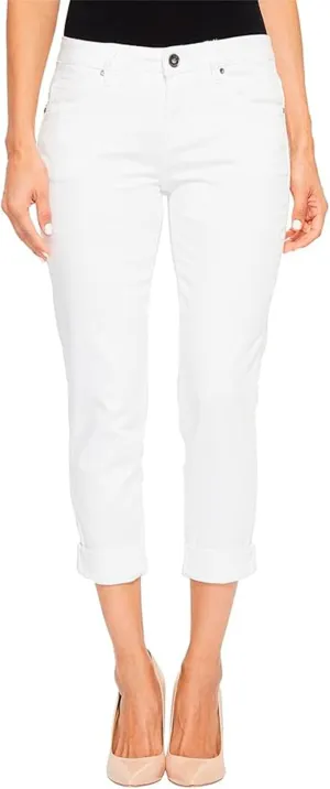 JAG Women's Petite Carter Mid Rise Girlfriend Jeans-Legacy