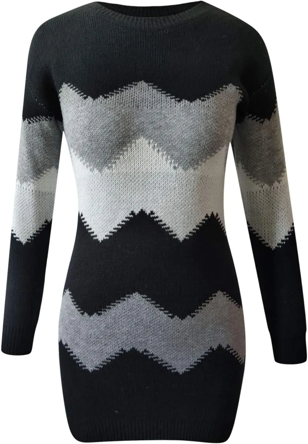 LCMTWX Long Sleeve Sweater Dress for Women Long Women's Dress Turtleneck Long Sleeve Knit Long Sleeve Sweater Dress for