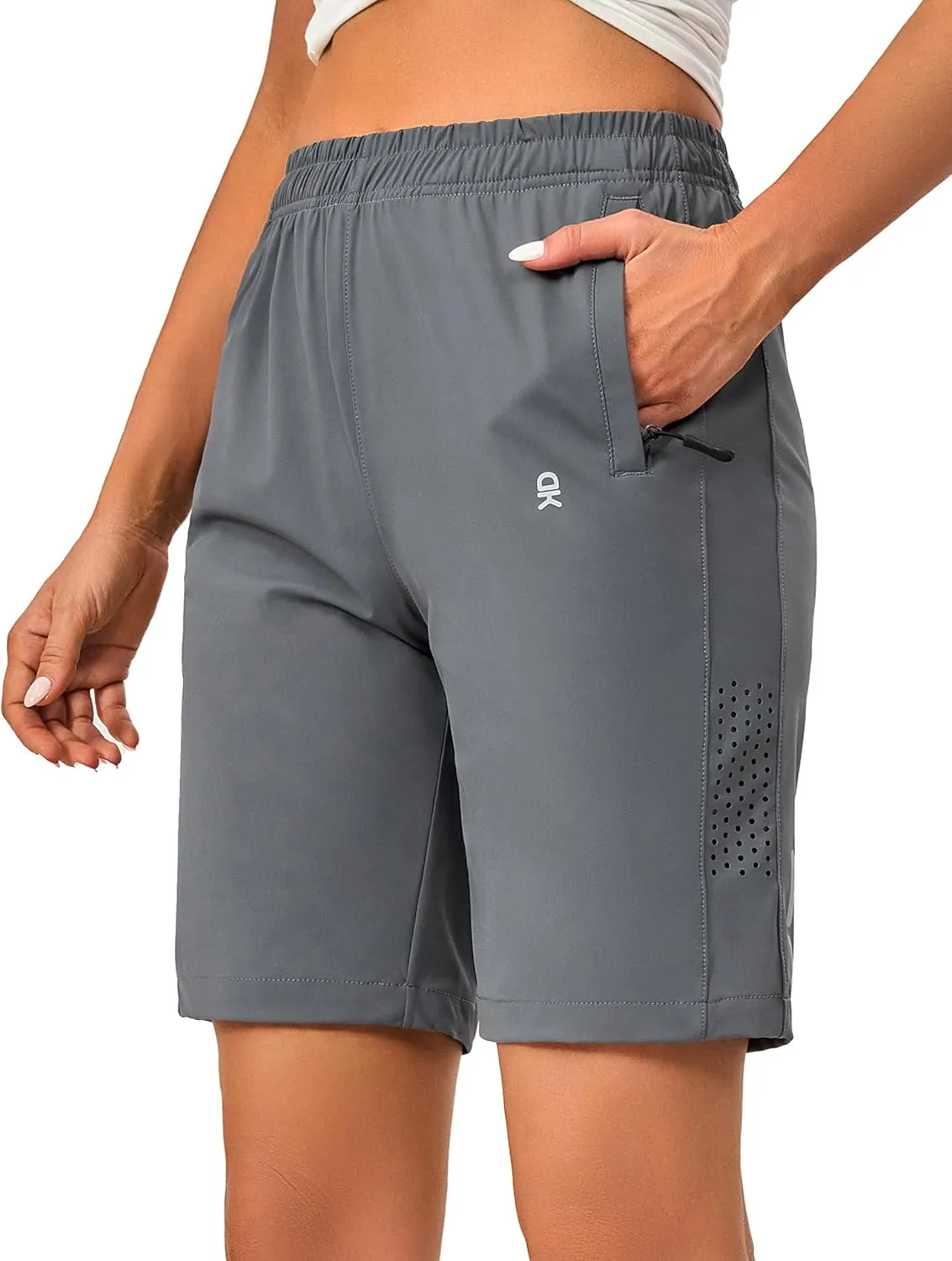 Little Donkey Andy Women's Stretch Hiking Shorts Quick Dry Lightweight Athletic Shorts for Running Golf