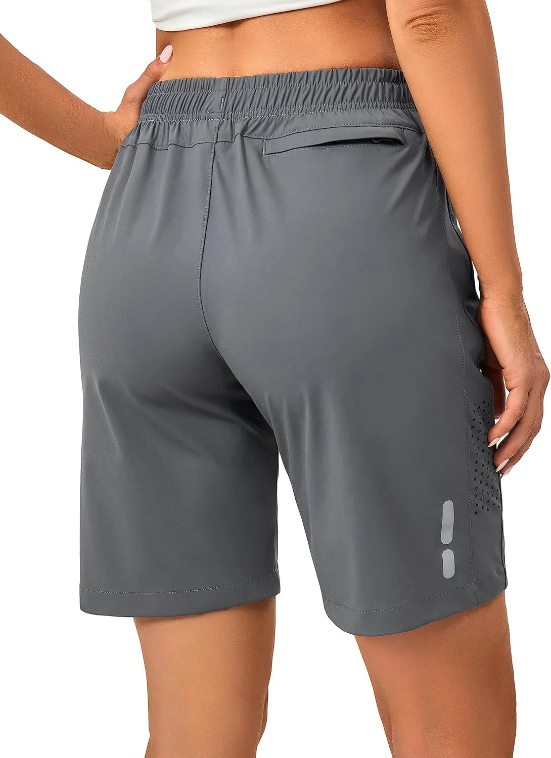 Little Donkey Andy Women's Stretch Hiking Shorts Quick Dry Lightweight Athletic Shorts for Running Golf