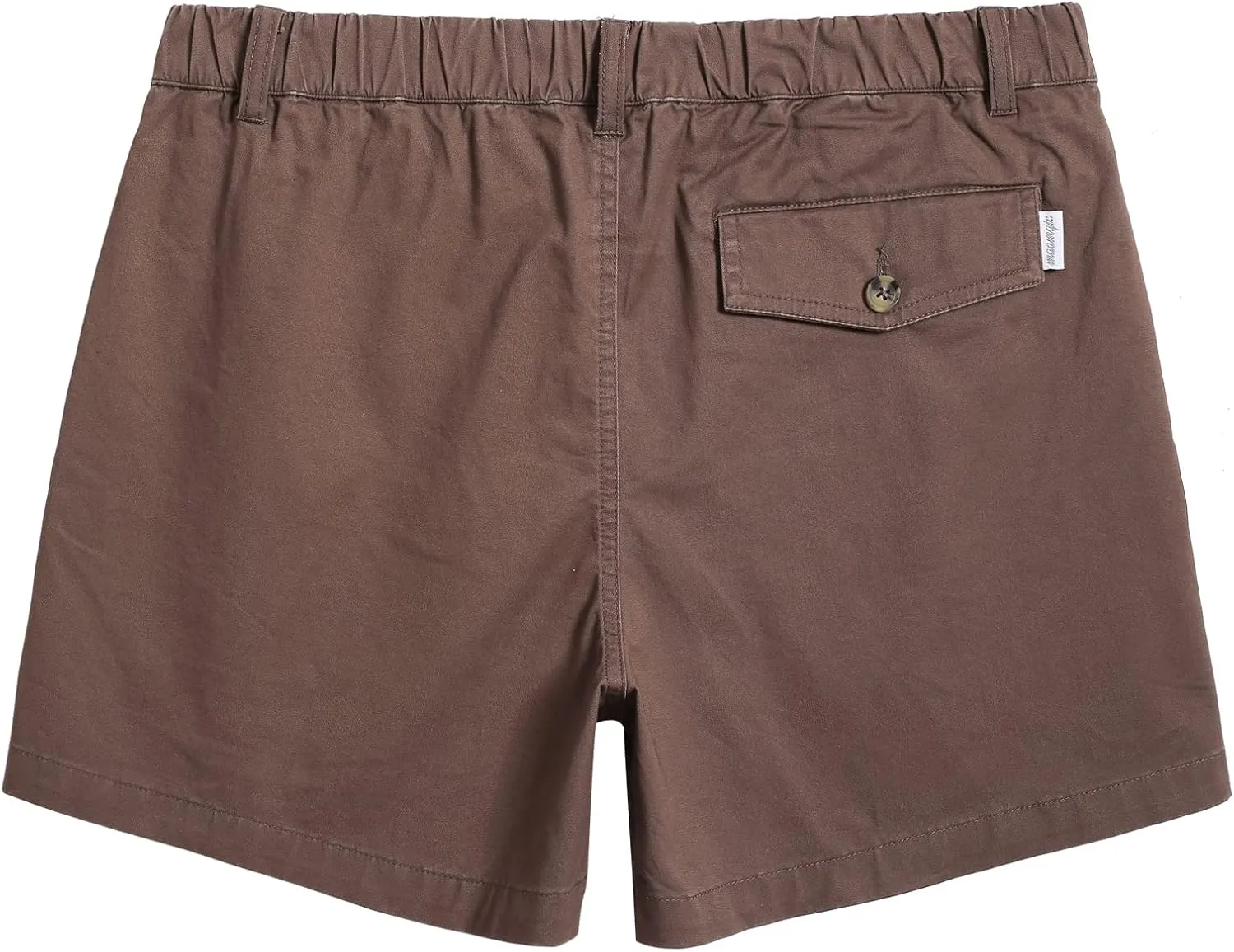 maamgic Mens Shorts Casual 4 Inch Cotton Casual Shorts for Men Elastic Waistband Mens Casual Shorts Daily Wear