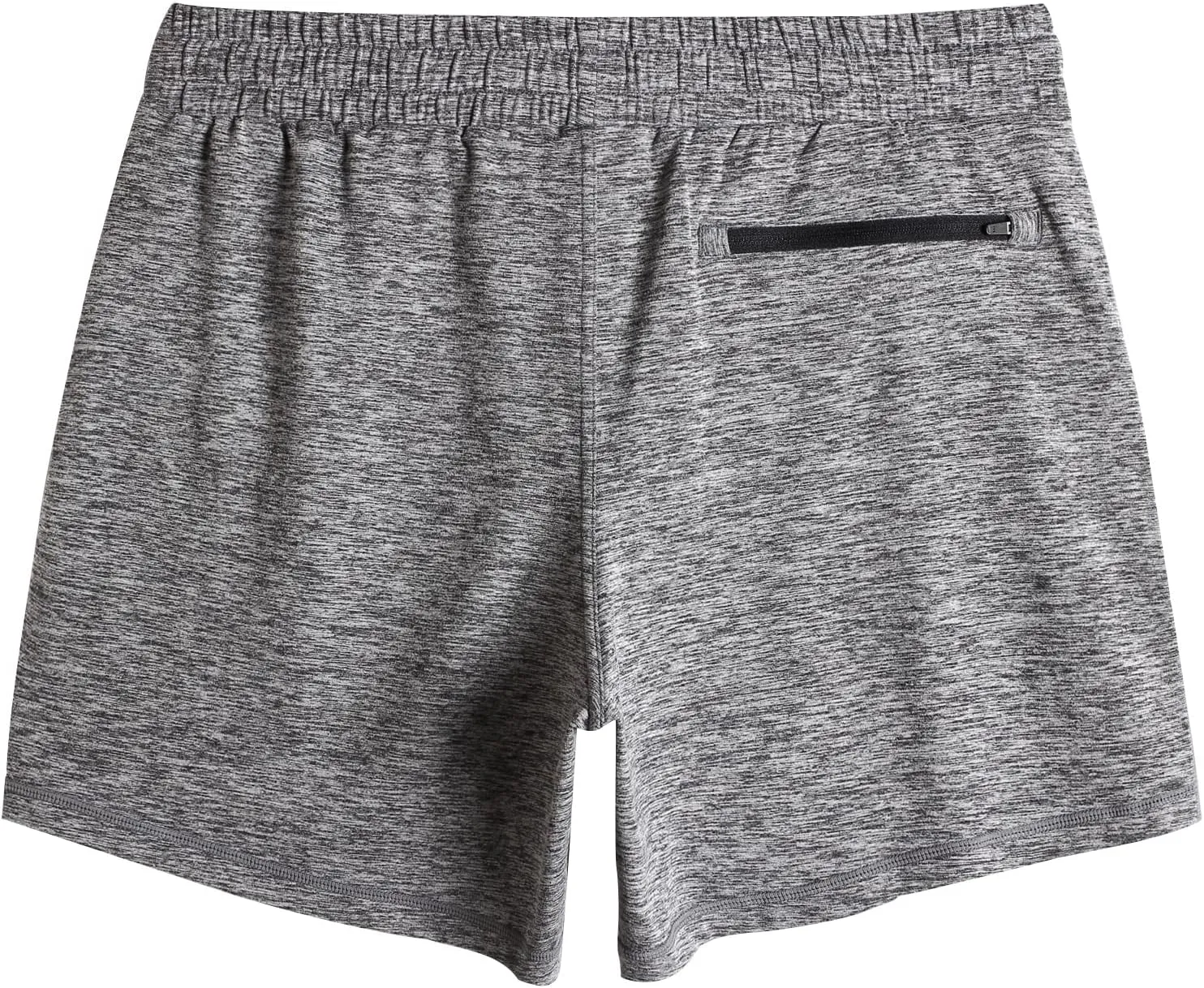 maamgic Mens Workout Shorts 5" Short Shorts Soft Stretch Running Gym Athletic Shorts with Zip Pockets