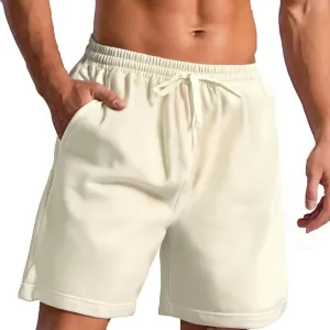 Men's Business Shorts Fashion Elastic Waist Drawstring Loose Fit Breathable Versatile Casaul Pants 2025 Summer Shorts