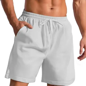 Men's Business Shorts Fashion Elastic Waist Drawstring Loose Fit Breathable Versatile Casaul Pants 2025 Summer Shorts