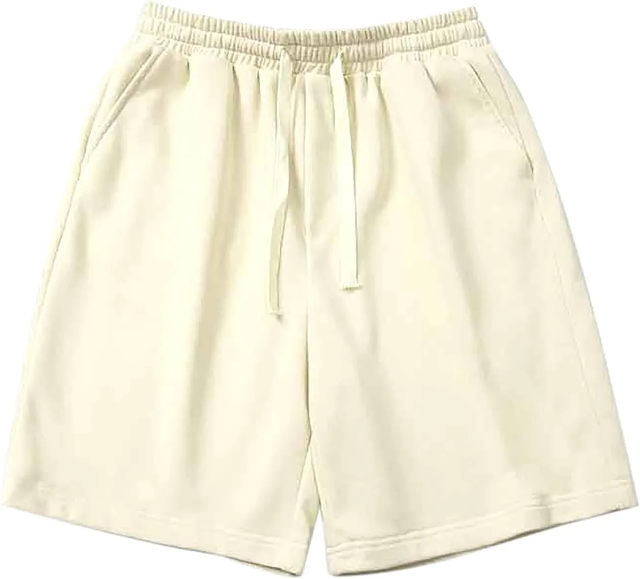 Men's Business Shorts Fashion Elastic Waist Drawstring Loose Fit Breathable Versatile Casaul Pants 2025 Summer Shorts