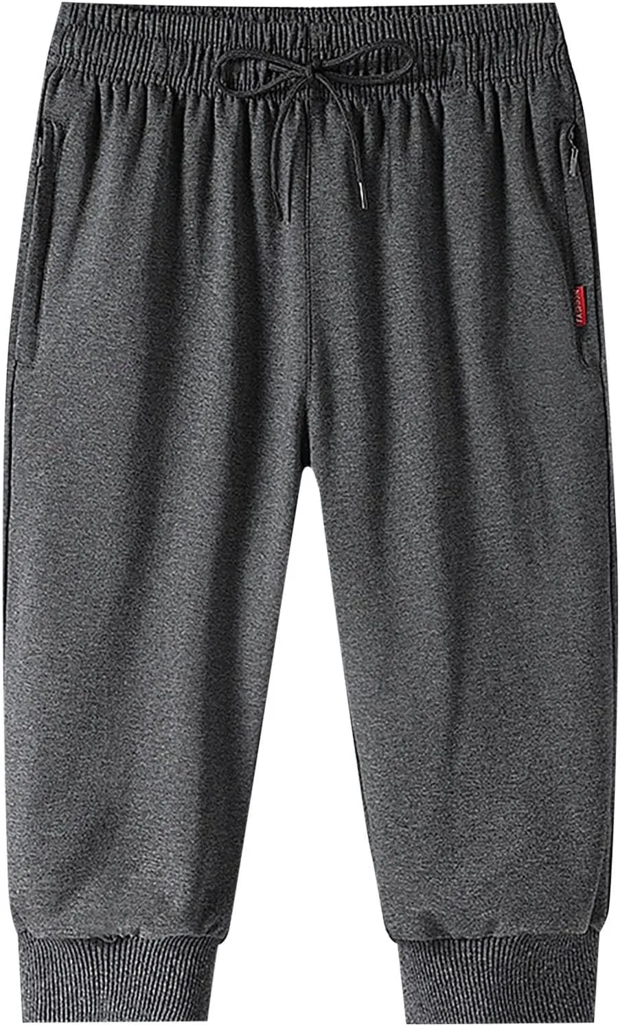Men's Cargo Combat Work Pant Running Workout Jogger Plus Size Sweatpant Baggy Open Hem Drawstring Waist Pants