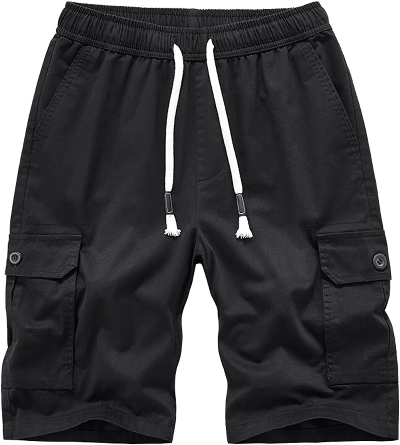 Men's Cargo Gym Shorts Athletic Utility Tactical Hiking Shorts Breathable Outdoor Work Shorts With Multi Pockets