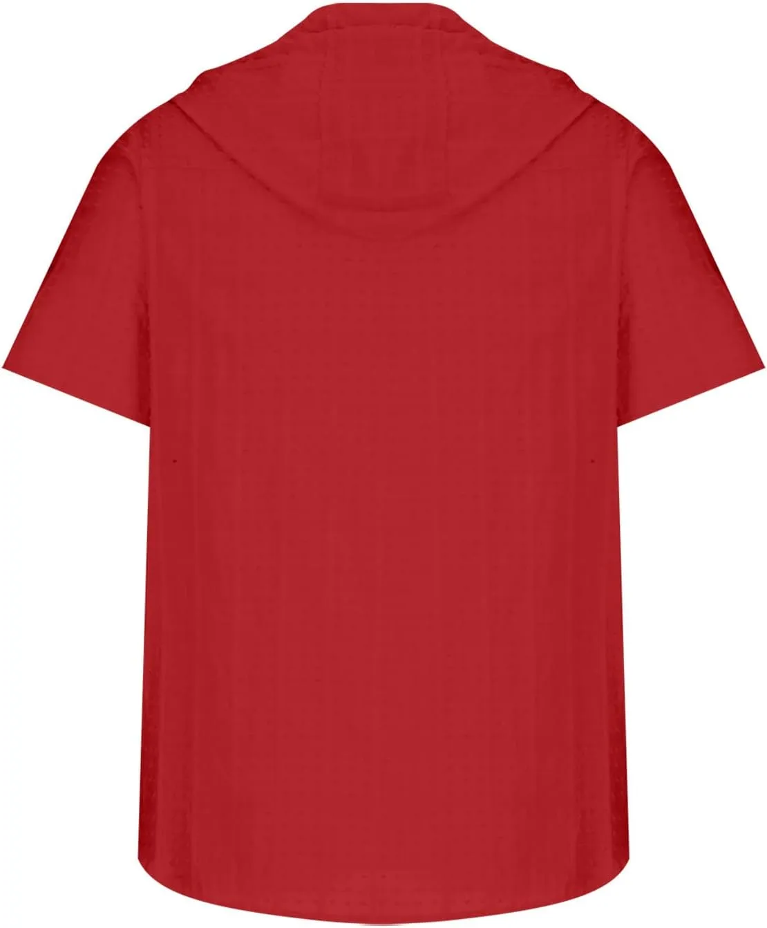 Mens Comfortable Zip Up Hoodie Short Sleeve Lightweight Cotton Zipper Casual Fashion Slim-fit Drawstring Top Shirts
