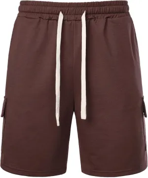 Men's Gym Workout Shorts 7 Inch Athletic Shorts Drawstring Summer Cargo Pants Quick Dry Running Shorts with Pockets