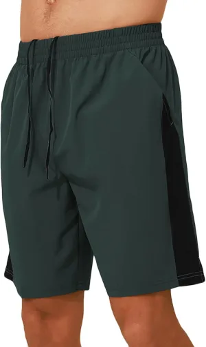 Mens Gym Workout Shorts 7 Inch Quick Dry Athletic Shorts Lightweight Sports Running Outdoor Sweat Shorts with Pockets