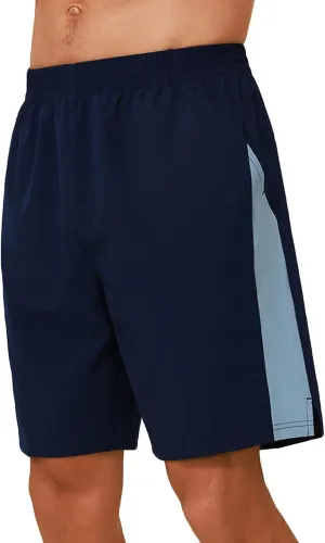 Mens Gym Workout Shorts 7 Inch Quick Dry Athletic Shorts Lightweight Sports Running Outdoor Sweat Shorts with Pockets