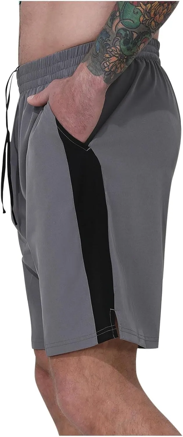 Men's Gym Workout Shorts Quick Dry Basketball Shorts with Pockets for Running Casual Activewear Lightweight Athletic Shorts