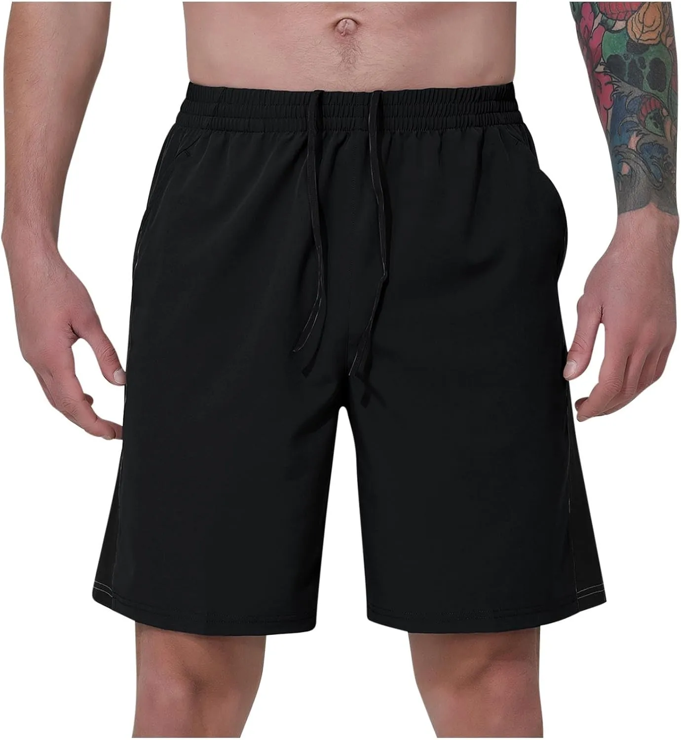 Men's Gym Workout Shorts Quick Dry Basketball Shorts with Pockets for Running Casual Activewear Lightweight Athletic Shorts