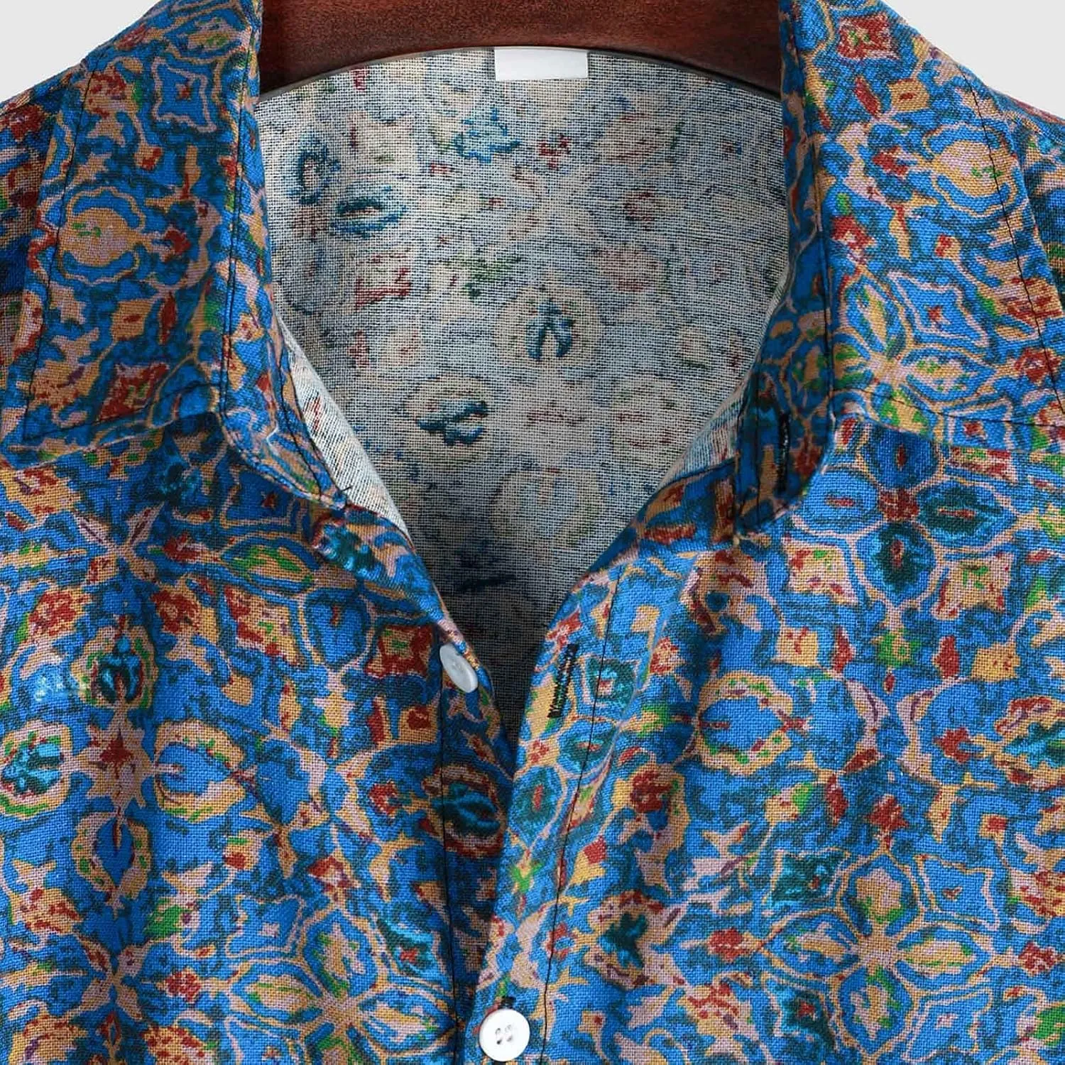 Mens Linen Shirts Short Sleeve Button Down Shirt Casual Summer Beach Wedding Tops Lightweight Cotton T-Shirt Top