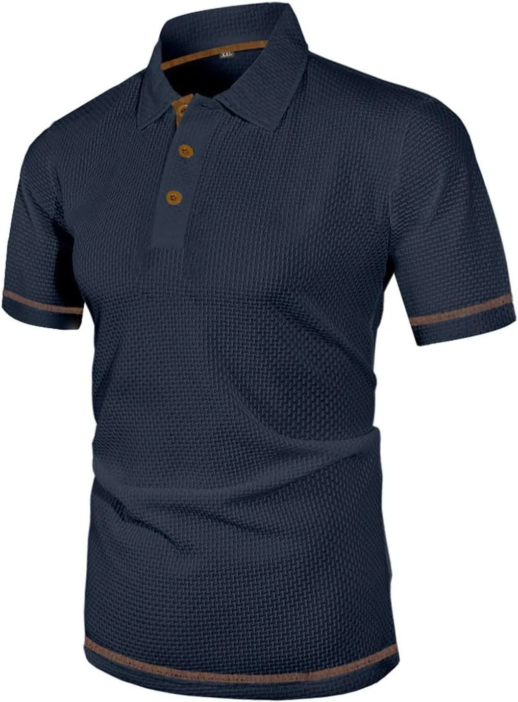 Men's Mesh Ice Silk Polo Shirt Slim Fit Collared Short Sleeve Cool Skin-Friendly Quick-Drying Stretch Tshirts
