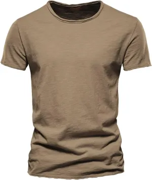 Mens Muscle Workout T Shirts Athletic Short Sleeve Bodybuilding Active Tees Gym Workout Athletic Crewneck Summer Tops
