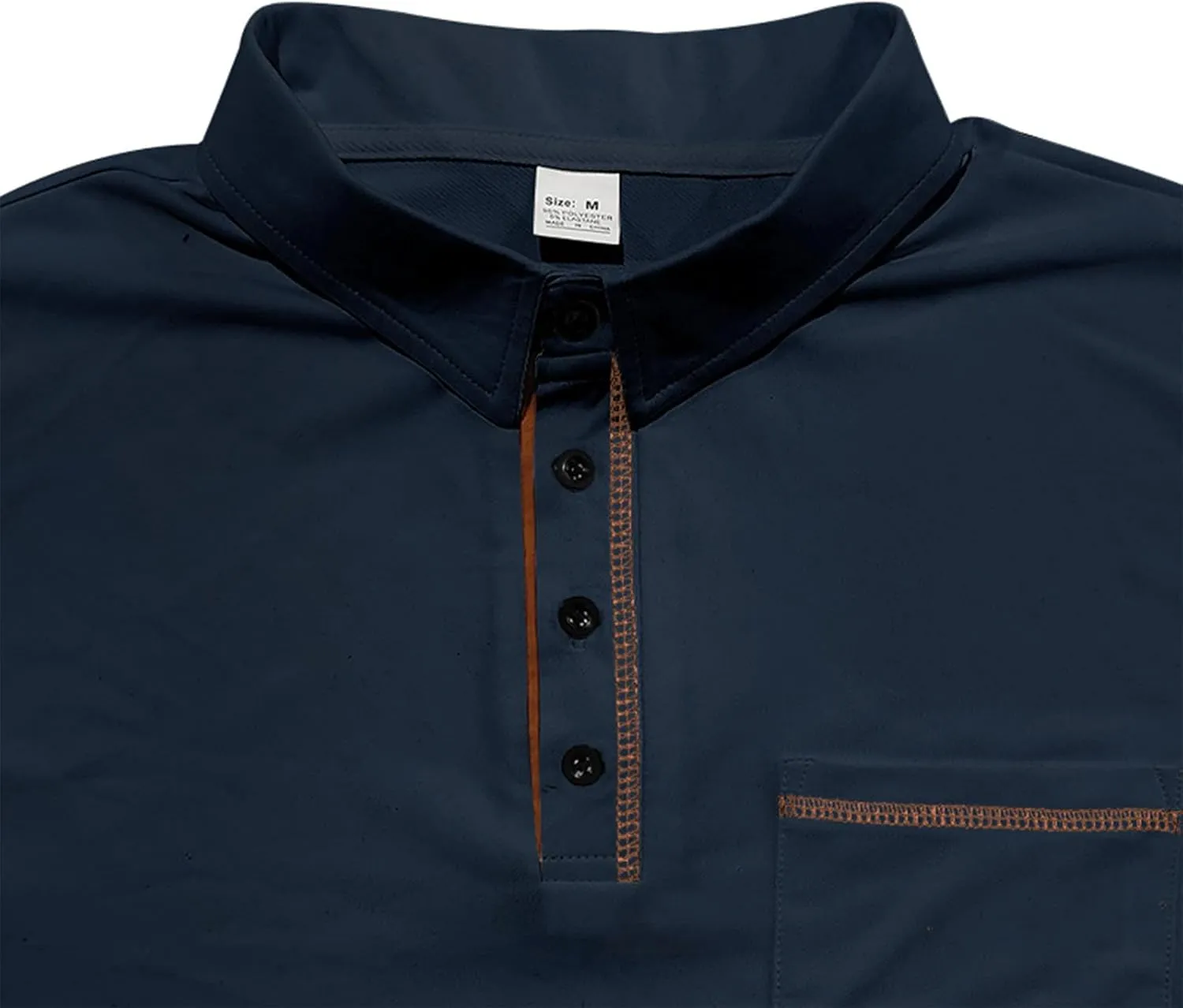 Men's Polo Shirts Collared Slim Fit Quick Dry Lightweight Business Summer Shirts