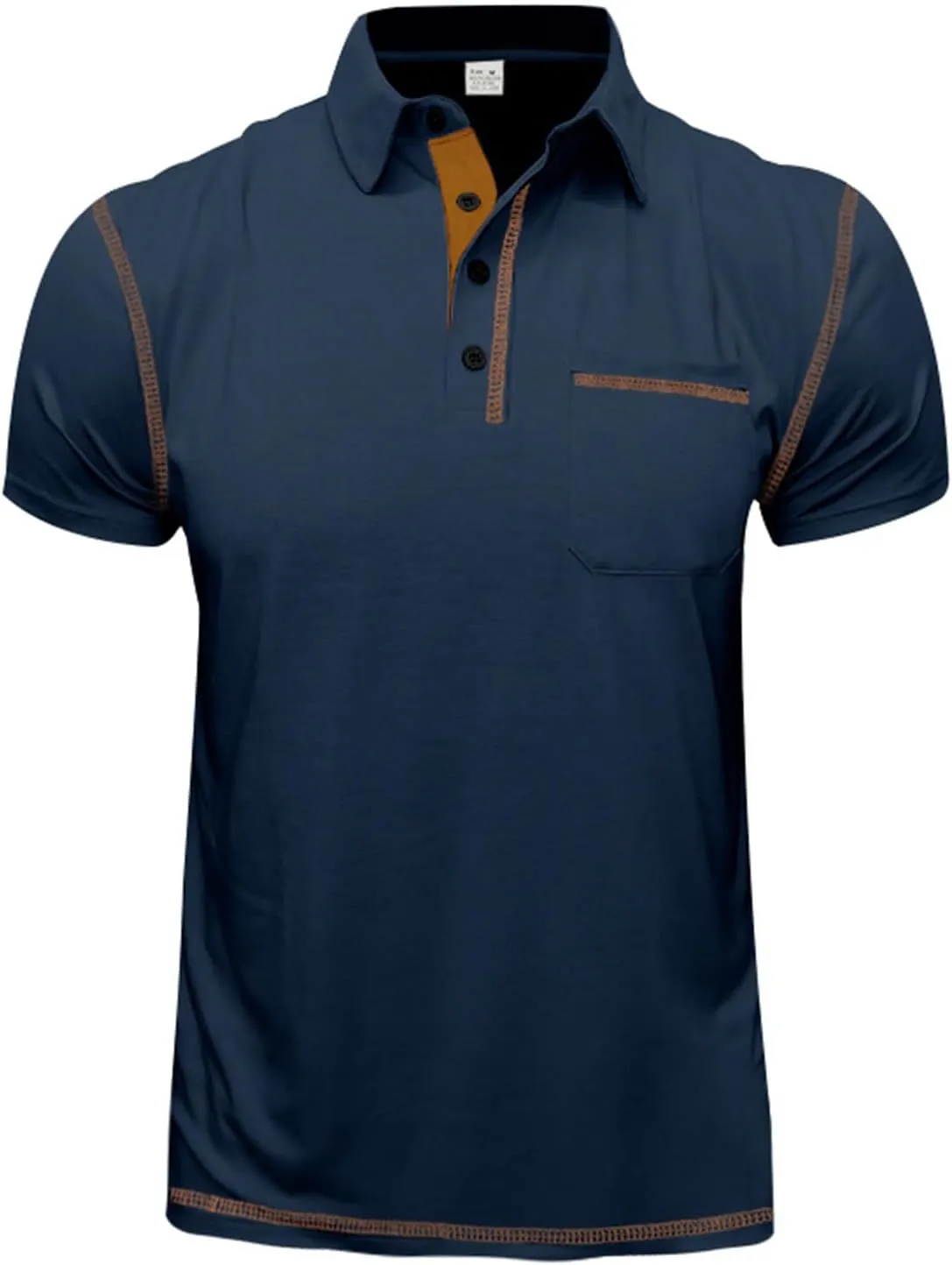 Men's Polo Shirts Collared Slim Fit Quick Dry Lightweight Business Summer Shirts
