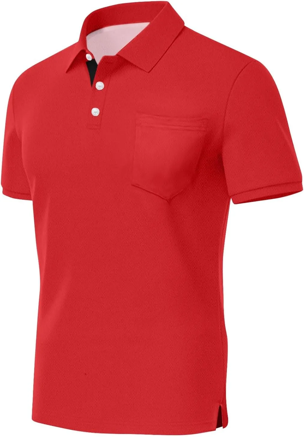 Men's Polo Shirts Short Sleeve Casual Fashion Golf Shirt Classic Slim Fit Summer T-Shirts with Pockets