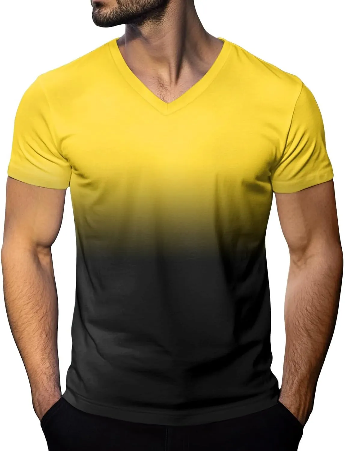 Men's Short Sleeve T-Shirt : Super Soft Premium Fabric Loose Fit Comfortable Workout Tees