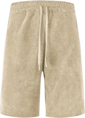 Mens Shorts Chino Summer Beach Drawstring Cotton Casual Stretch Basketball Shorts
