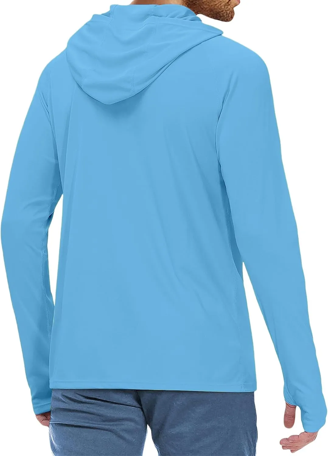 Men's Sun Protection Shirts UV UPF 50  Long Sleeve Summer Silm Fit Hoodies Outdoor Outfits Fishing Swimming Running