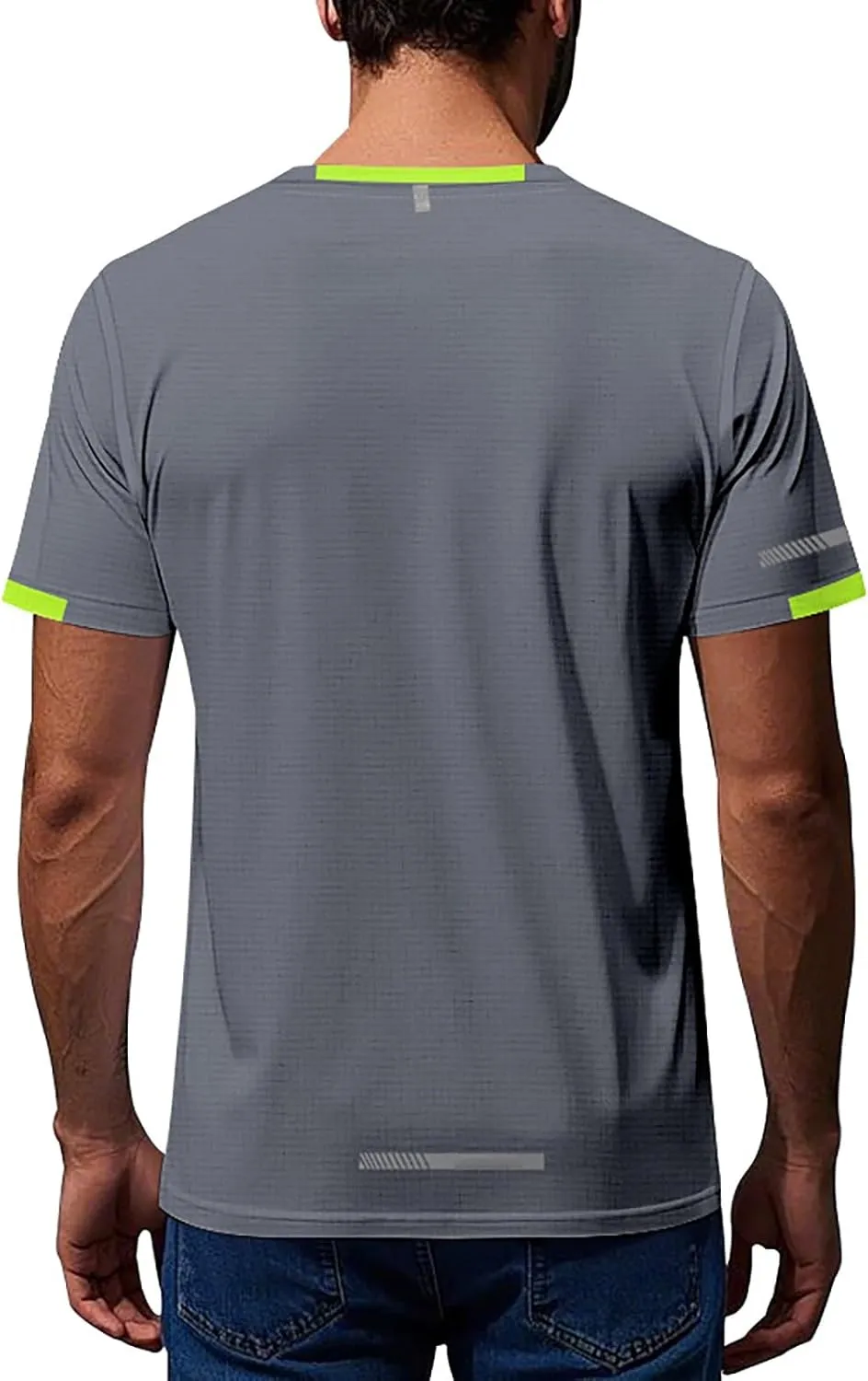 Men's T-Shirts Summer Short Sleeve Slim Fit Crew Neck Fitted Everyday Tshirt Basic Tees Moisture Wicking T Shirt Daily