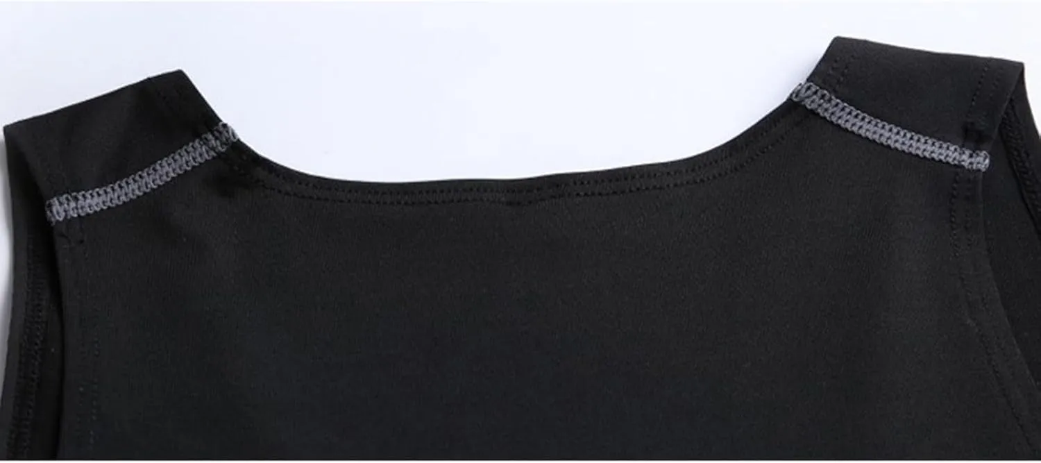 Men's Tank Tops Slim Fit Stretch Gym Bodybuilding Muscle Shirt Vests Summer Quick Drying Tights Sport Workout Shirts