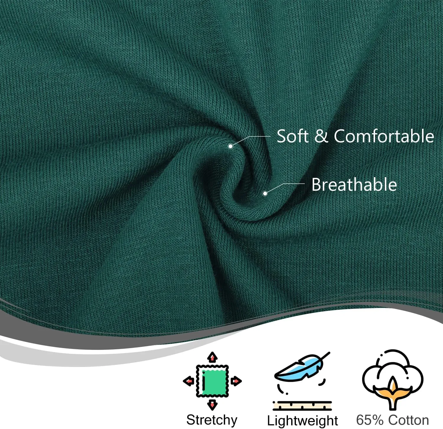 Mens Turtleneck Long Sleeve T Shirts Slim Fit Thermal Undershirt Lightweight Pullover