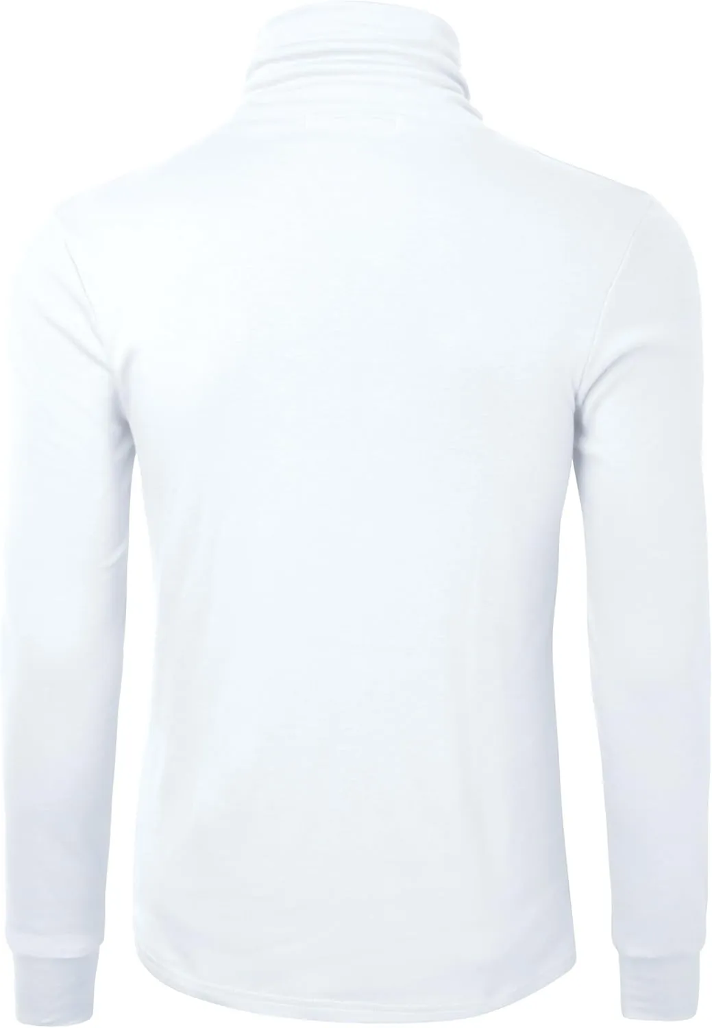 Mens Turtleneck Long Sleeve T Shirts Slim Fit Thermal Undershirt Lightweight Pullover