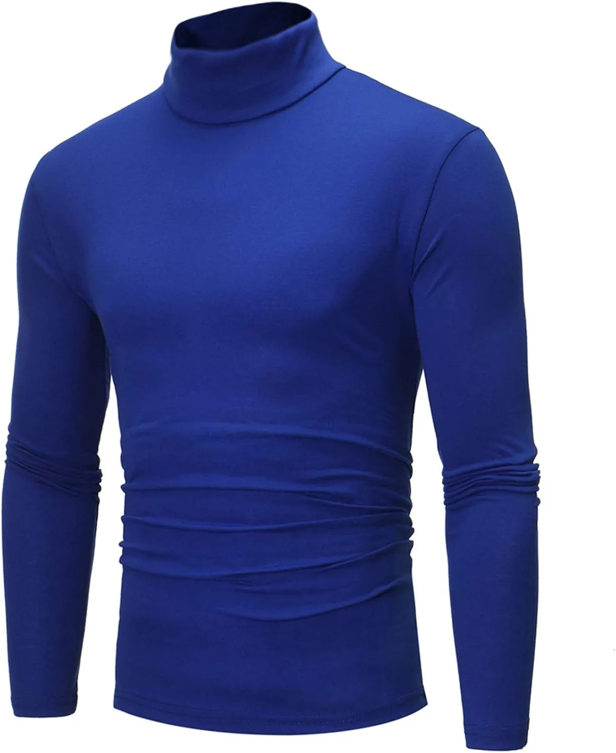 Mens Undershirts Long Sleeve Mock Turtleneck Pullover Sweaters Basic Slim Fit Solid Soft Thermal T-Shirts Baselayer