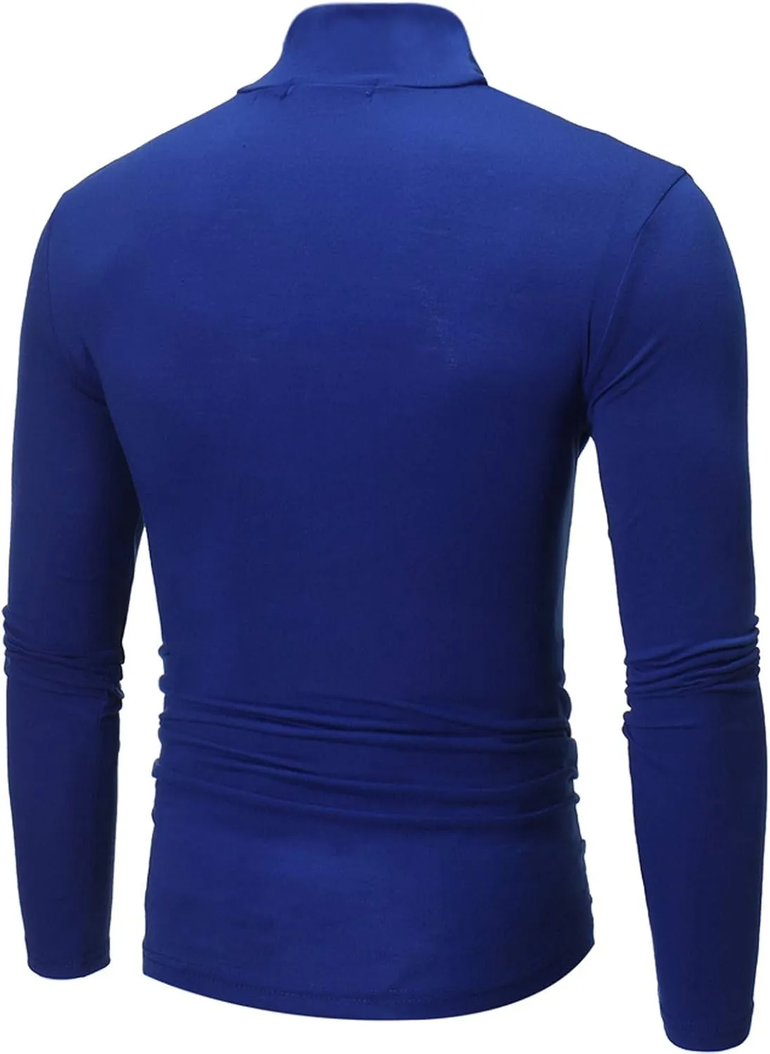 Mens Undershirts Long Sleeve Mock Turtleneck Pullover Sweaters Basic Slim Fit Solid Soft Thermal T-Shirts Baselayer