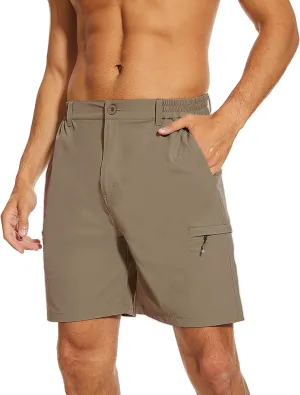 NATUVENIX Hiking Shorts Men, Quick-Dry Fishing Shorts for Men Lightweight Stretch Work Shorts Causal Travel