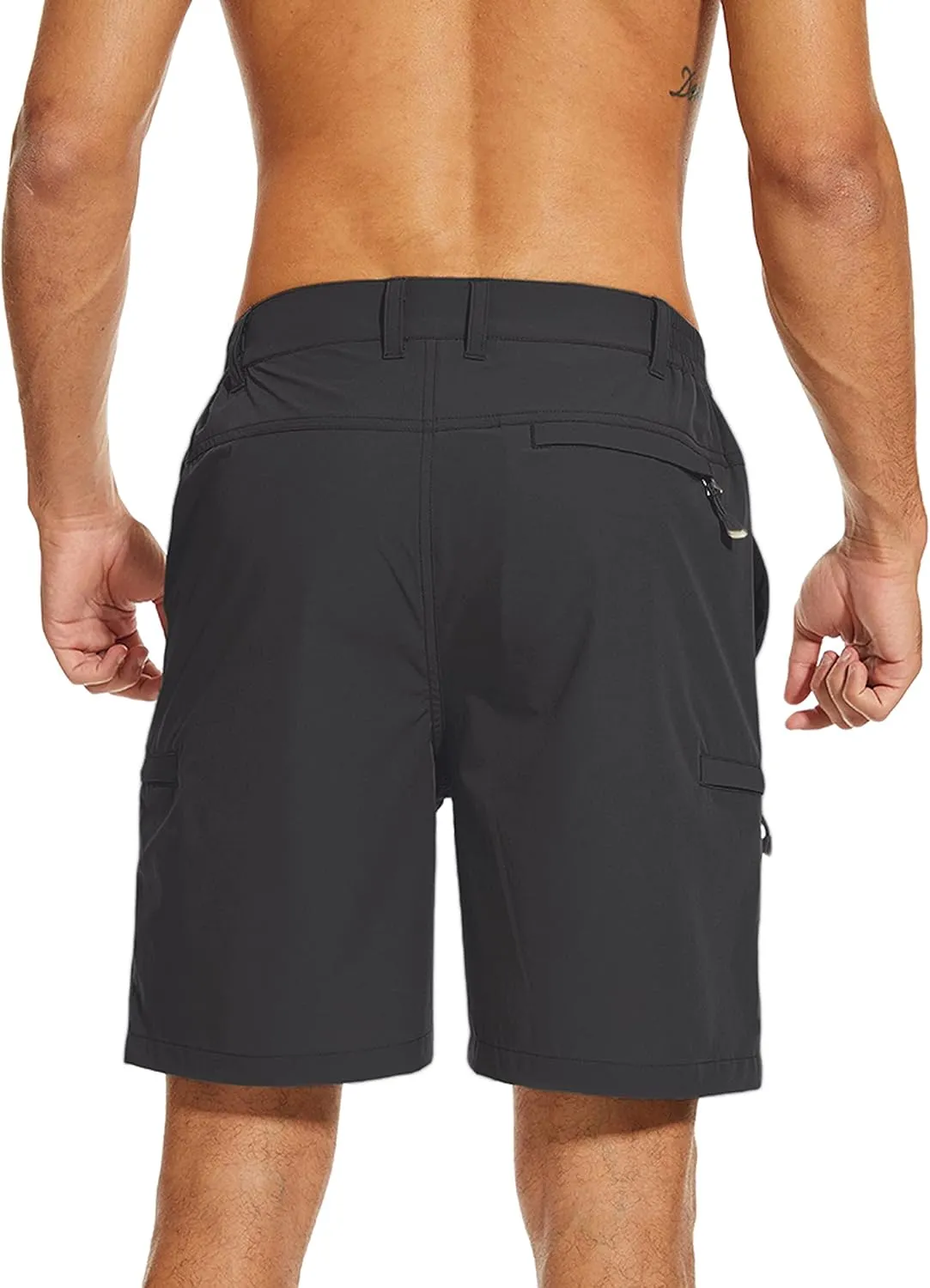 NATUVENIX Hiking Shorts Men, Quick-Dry Fishing Shorts for Men Lightweight Stretch Work Shorts Causal Travel