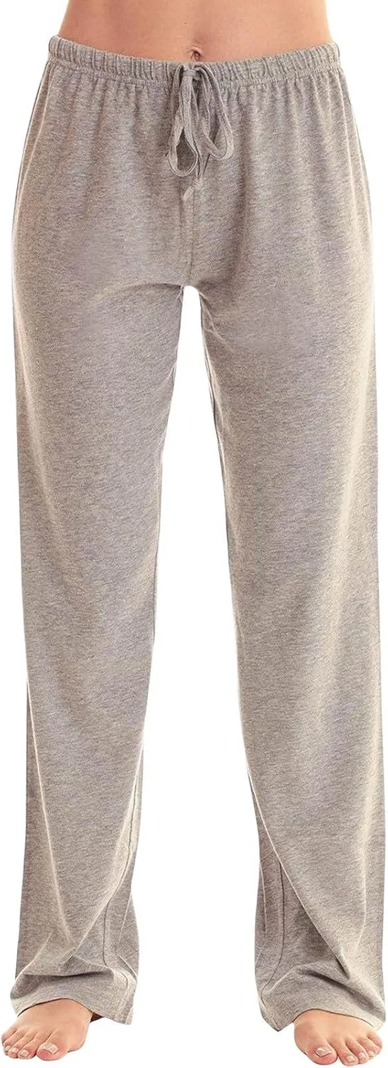 Pants for Women Casual High Waist Drawstring Elastic Waist Pants Lightweight Comfy Straight Leg Pant Loose Fit Trousers
